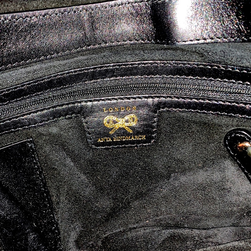 Anya Hindmarch Chain Leather Shoulder Bag - black - Picture 12 of 13